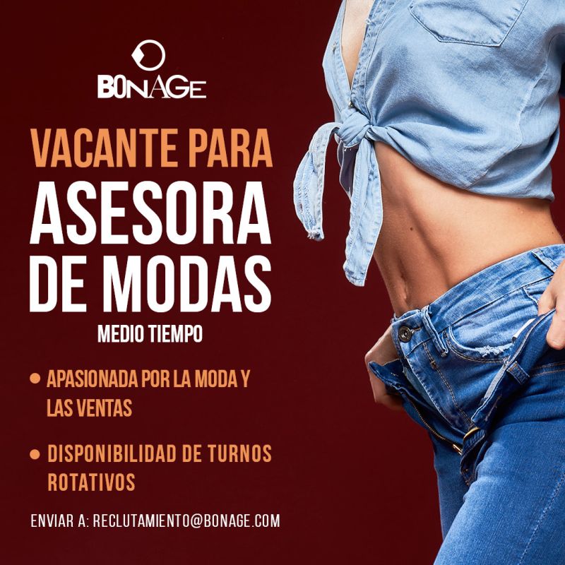 trabajar en bonage como asesora de moda