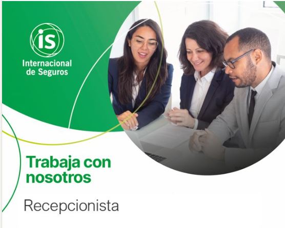 empleo de recepcionista en internacional de seguros